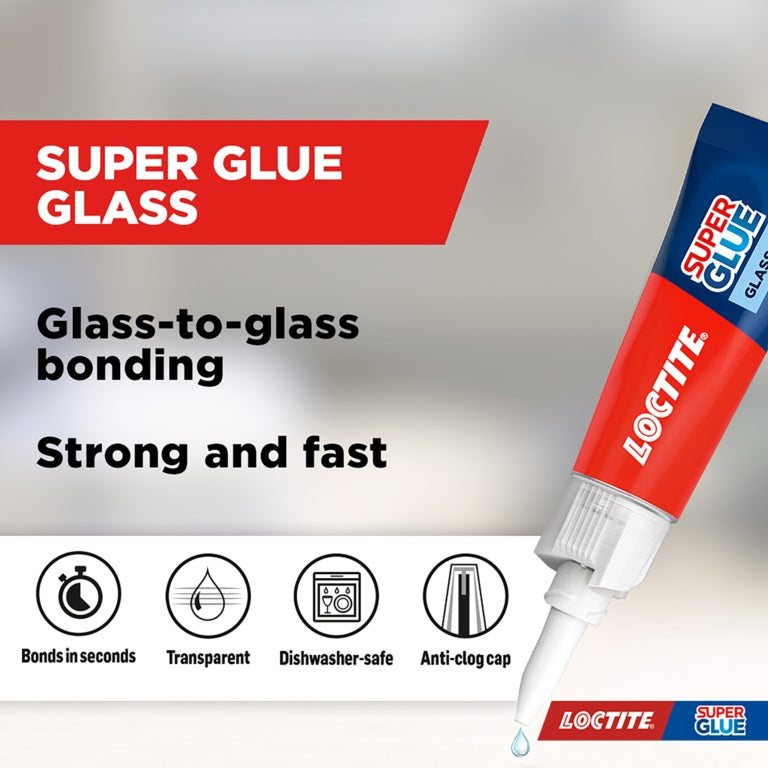 Loctite Super Glue Glass
