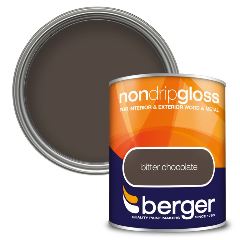 Berger Non Drip Gloss 750ml colour options
