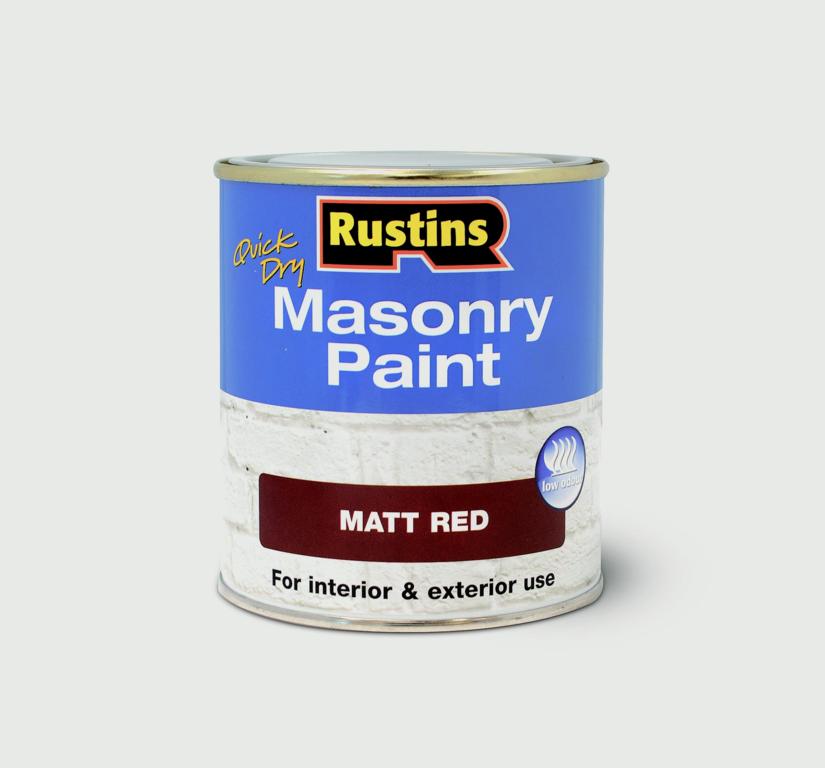 Rustins Masonry Paint 500ml with colour options