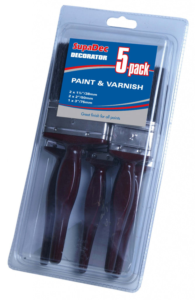 SupaDec Decorator Brush Set 5 Piece