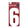 Securit White Self Adhesive Wheelie Bin Numbers Pack 2