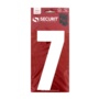 Securit White Self Adhesive Wheelie Bin Numbers Pack 2