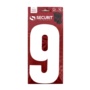 Securit White Self Adhesive Wheelie Bin Numbers Pack 2