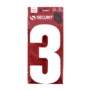 Securit White Self Adhesive Wheelie Bin Numbers Pack 2