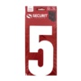 Securit White Self Adhesive Wheelie Bin Numbers Pack 2