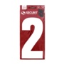 Securit White Self Adhesive Wheelie Bin Numbers Pack 2