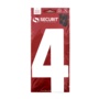 Securit White Self Adhesive Wheelie Bin Numbers Pack 2