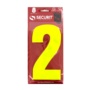 Securit Hi Vis Self Adhesive Wheelie Bin Numbers