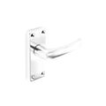 Securit Aluminium Latch Handles Bright