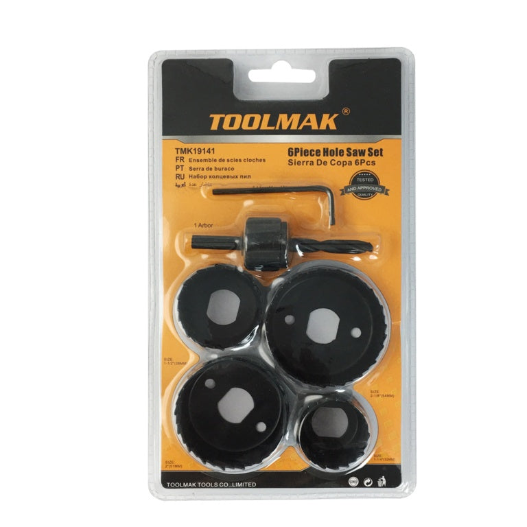 Toolmak Hole Saw Set