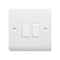 Securlec 2 Gang 2 Way Light Switch