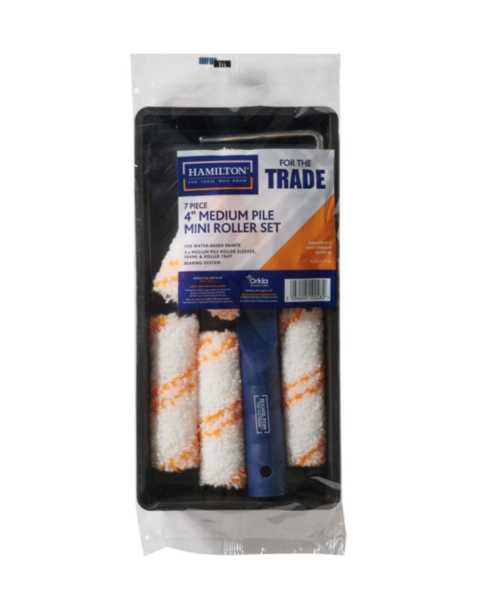 Hamilton For The Trade Medium Pile Mini Roller Set 4"