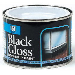 151 Coatings Gloss Non-Drip Paint Black / 180ml